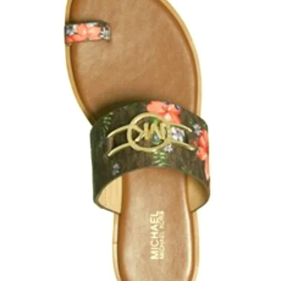 Michael Kors "Tracee" Sandal - BROWN - 7M - Picture 8 of 13